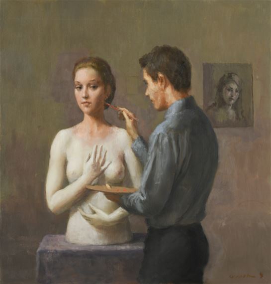 The Artist's Model by Harry Holland