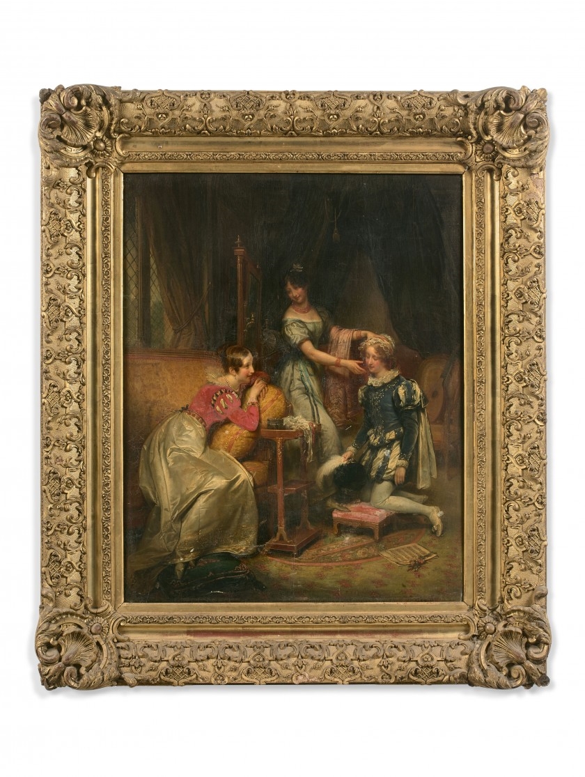 Scène du mariage de Figaro by Paul Emile Destouches, 1826