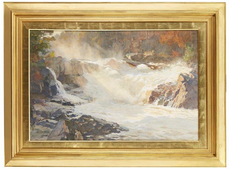 Ernest Edward Briggs | The Falls of the Jummel | MutualArt