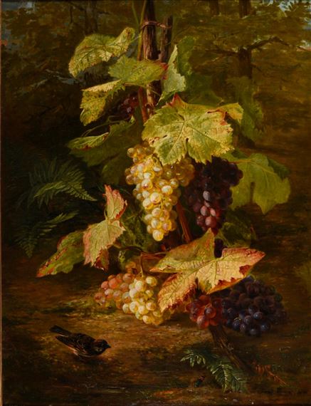 Les ceps de vigne by Simon Saint-Jean, 1856