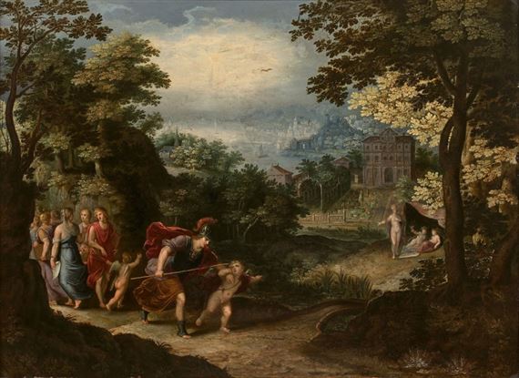 Minerve quittant le Parnasse by Otto van Veen