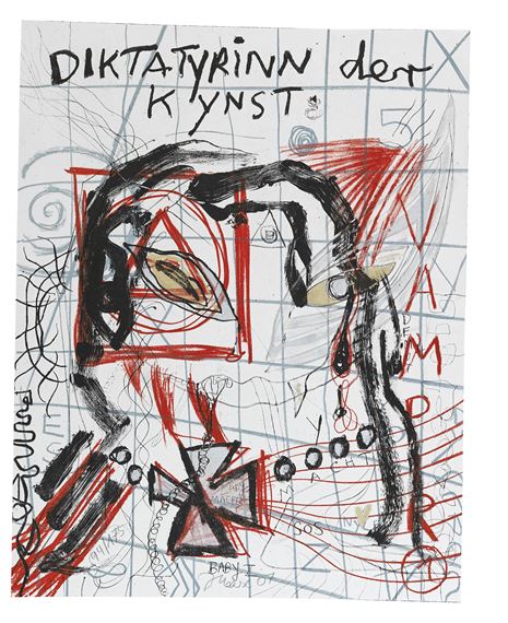 "Diktatyrinn der Kunst" by Jonathan Meese, 2007