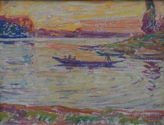 Barque animée - Maurice Soudan