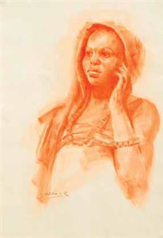 WARM ANTICIPATION (STUDY) - Olajide Salako