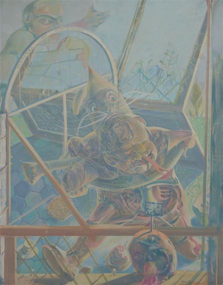 Les balayeurs de sang I by Miodrag Djuric Dado, 1973