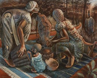 Women, Ghana - John Biggers