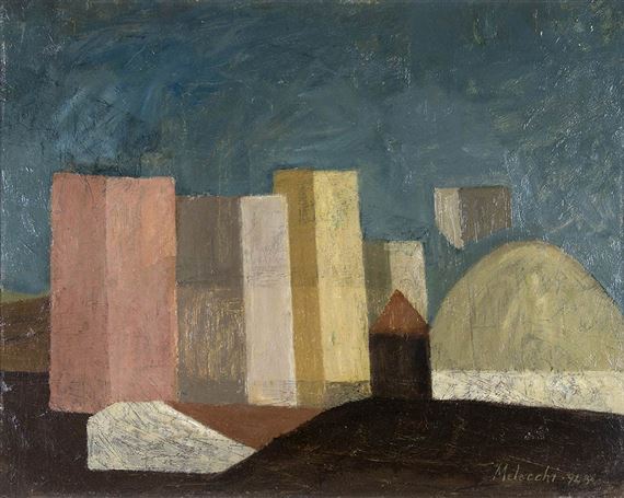 Pietro Melecchi | Towers and domes (1948) | MutualArt