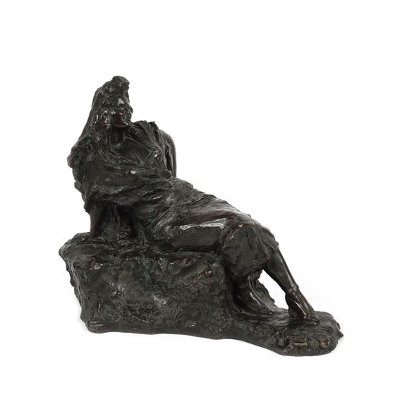 Modelul artistului by Oscar Han, 1920