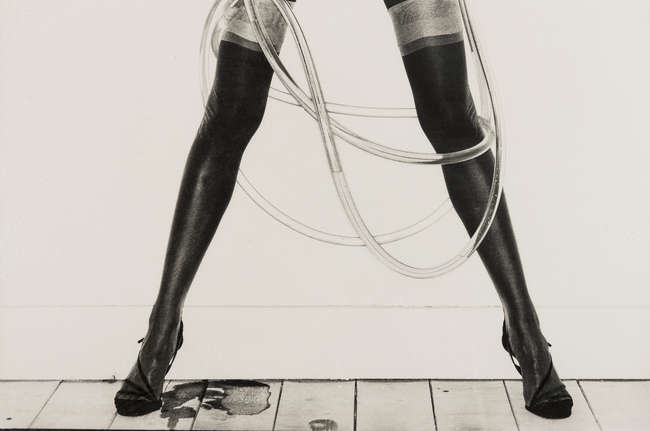 Legs and Hosepipe by David Bailey, 1980