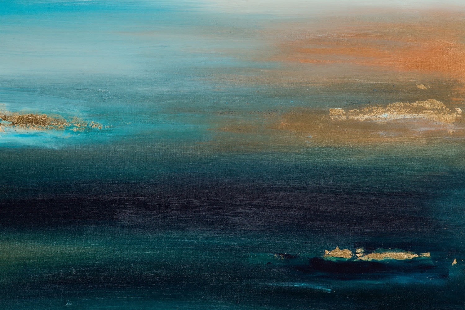 Artwork by Magdalena Lenartowicz, "Morze marzeń", Made of mixed media/canvas