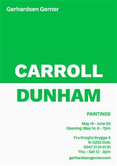 Carroll Dunham: Paintings - Gerhardsen Gerner, Oslo