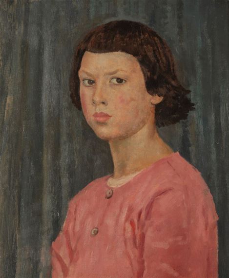 'Robin' a head and shoulders portrait of the Artist's son by Augustus Edwin John, circa 1916