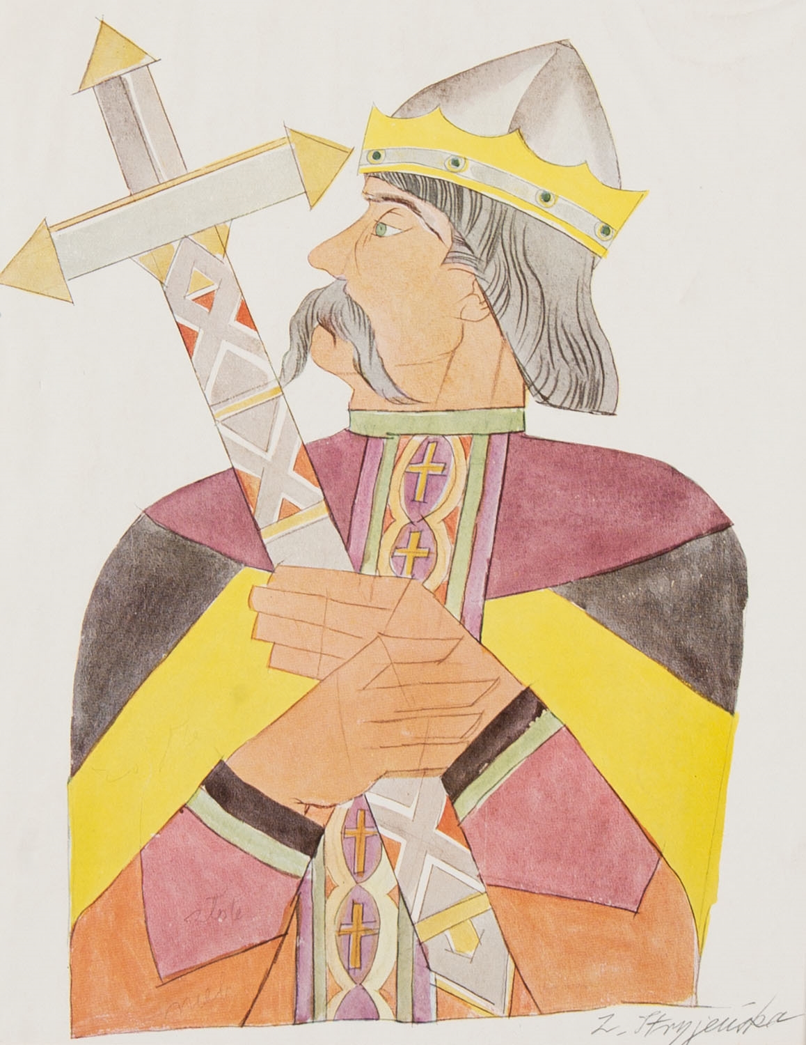 Zofia Stryjeńska | Teka Piastowie (1929) | MutualArt