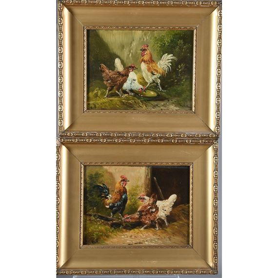 Two works: 2 scènes de bassecour by Henry Schouten