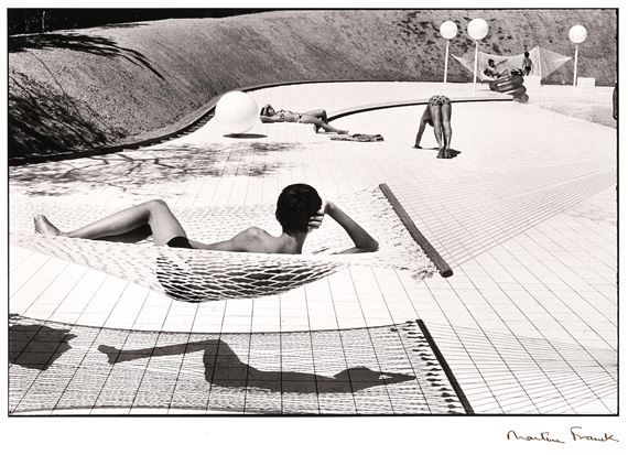 Swimming Pool Designed by Alain Capeilleres by Martine Franck, 1976