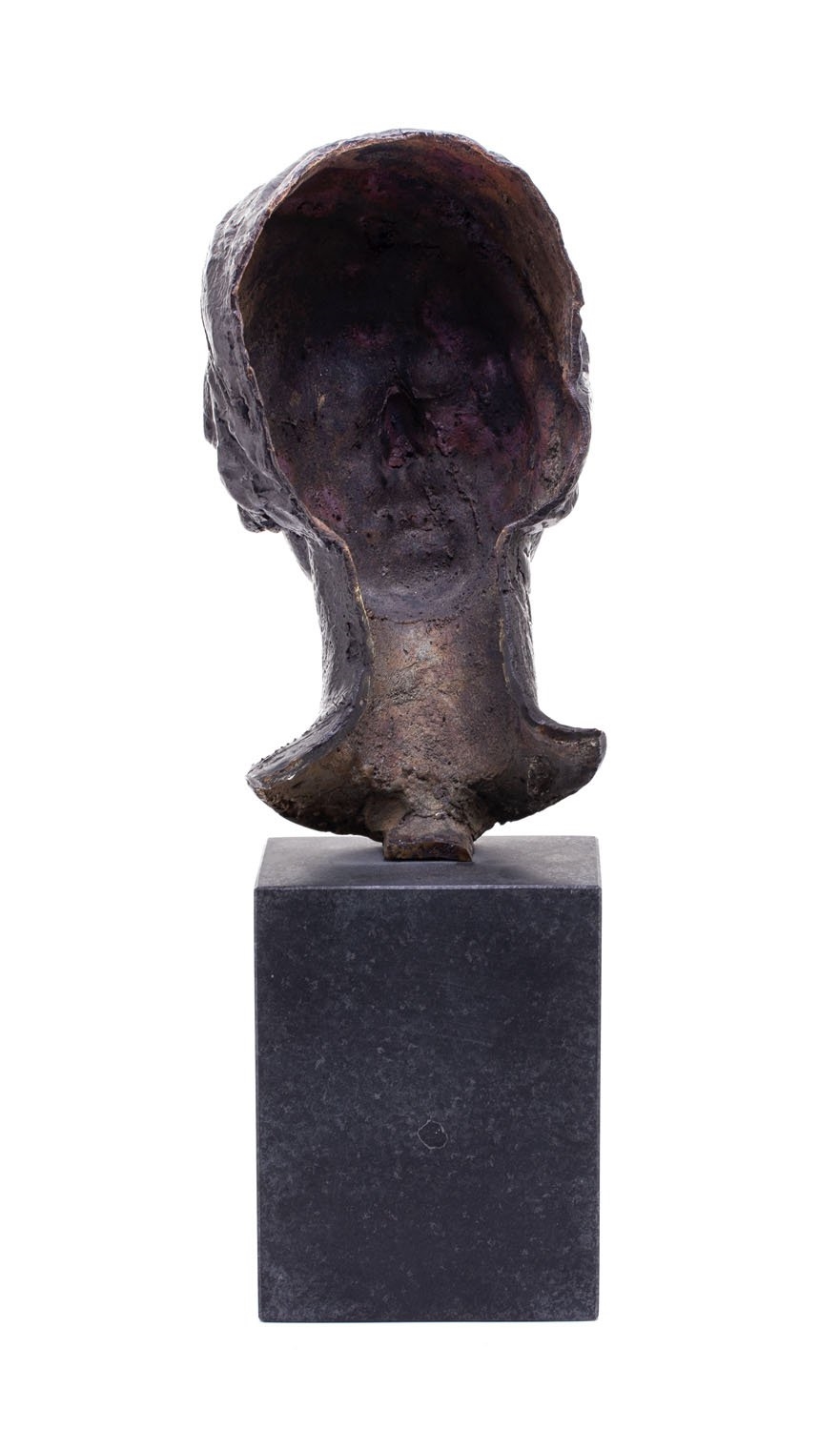 Artwork by Roman Biliński, The portrait of Ambassador 's wife Stefania Olszowska, Made of bronze, marble