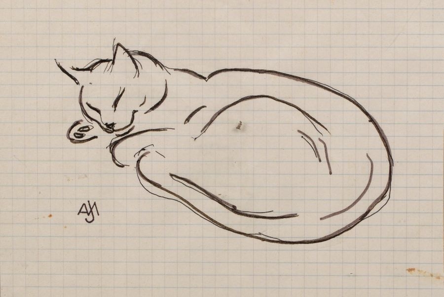 Jacques Nam | Étude de chat | MutualArt
