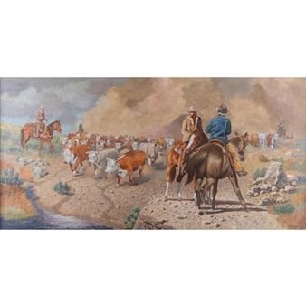 Cattle Drive - Don Crook