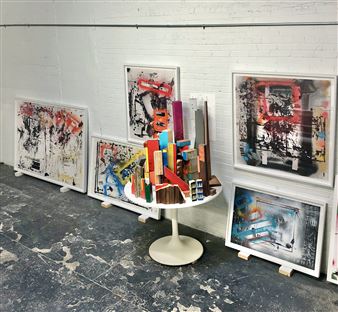 Lloyd Benjamin: Auto Abstracts and Sculptures - Sandler Hudson Gallery