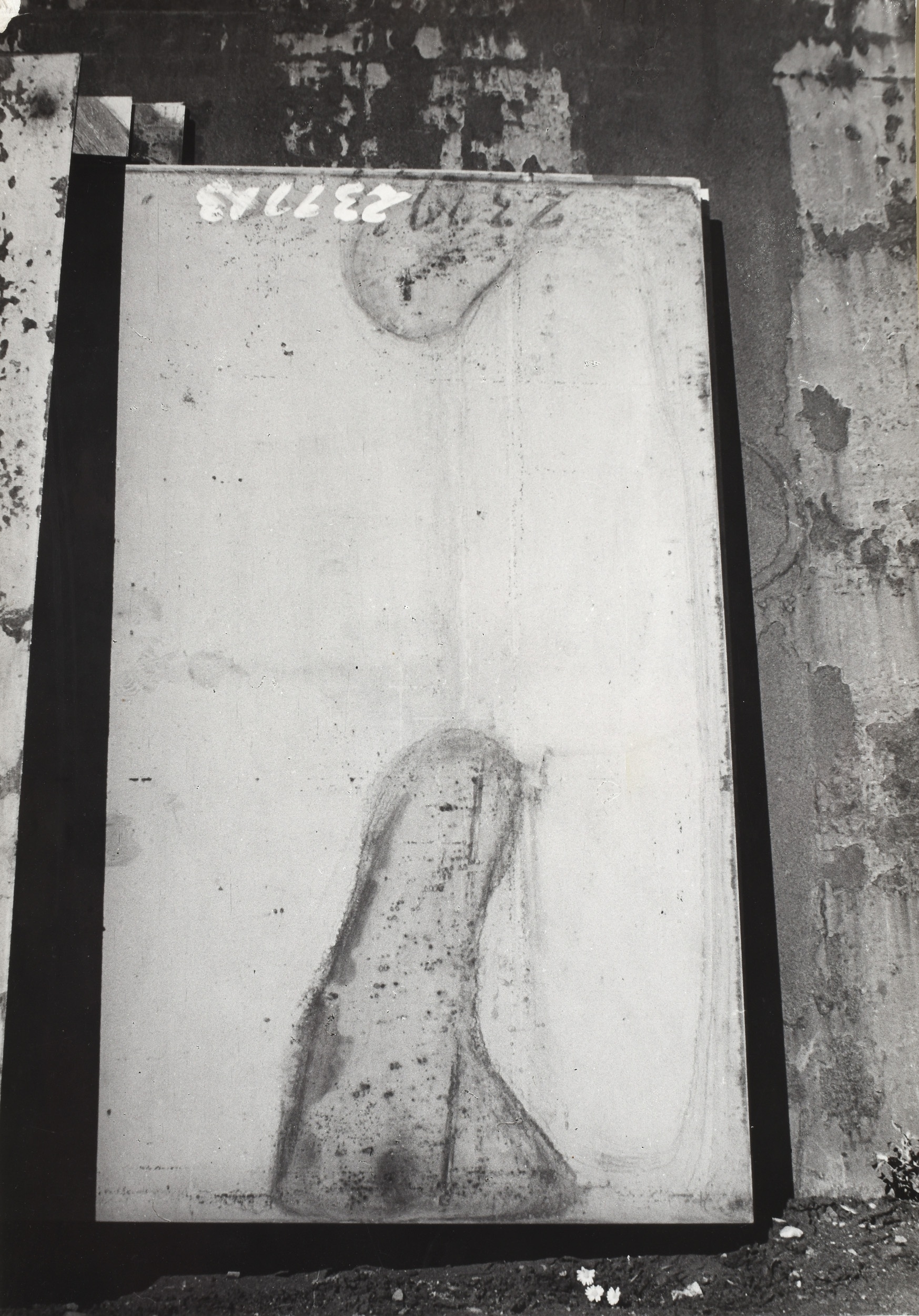 Artwork by Antonín Gribovský, ZREZIVĚLÝ PLECH - VENUŠE, Made of vintage gelatin silver print