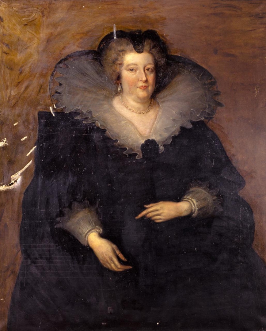 Retrato de María de Medici, reina de Francia by Peter Paul Rubens