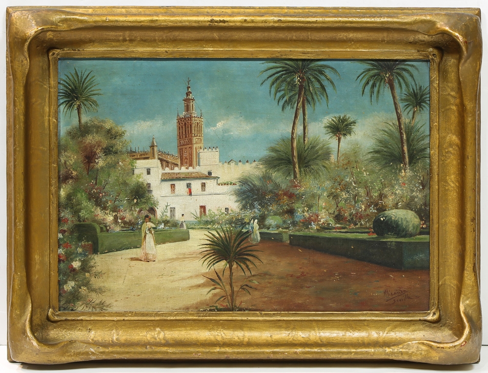 Artwork by Rogelio Miranda, Seville, Made of oil on board