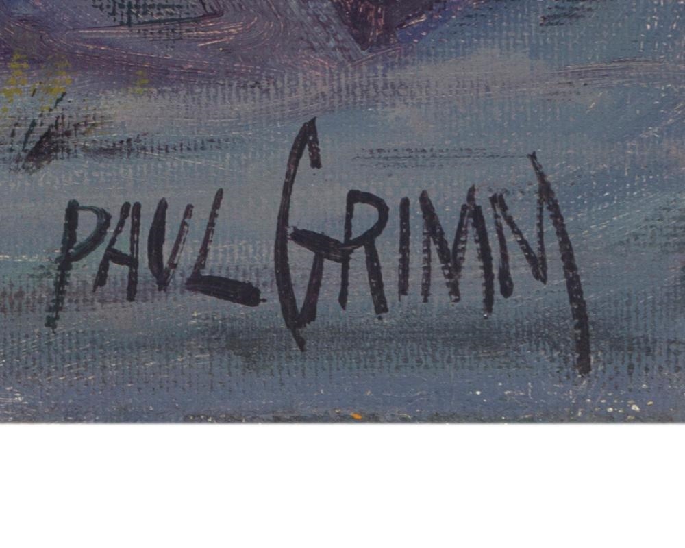 Artwork by Paul Grimm, "Etchings of the Elements", Made of Oil on canvas