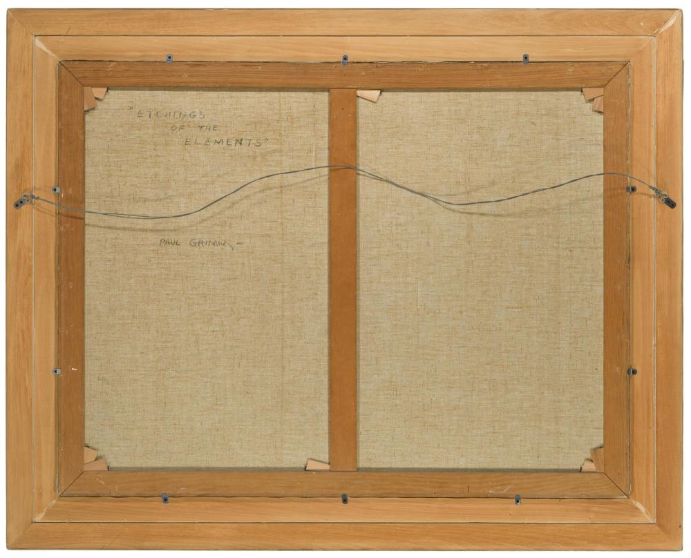 Artwork by Paul Grimm, "Etchings of the Elements", Made of Oil on canvas