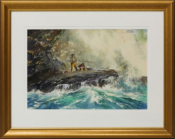 Fisherman on the California Coast by Darrell McClure