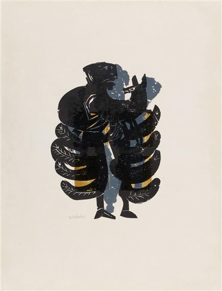 TIERENGEL by HAP  Grieshaber, 1965