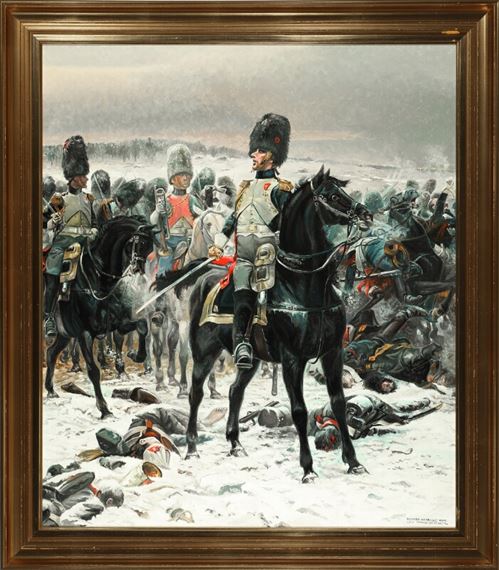 Édouard Jean Baptiste Detaille | “Colonel Lepic at Eylau with ...
