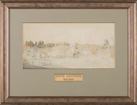 BITWA, OK. by Artur Grottger, 1852-1854