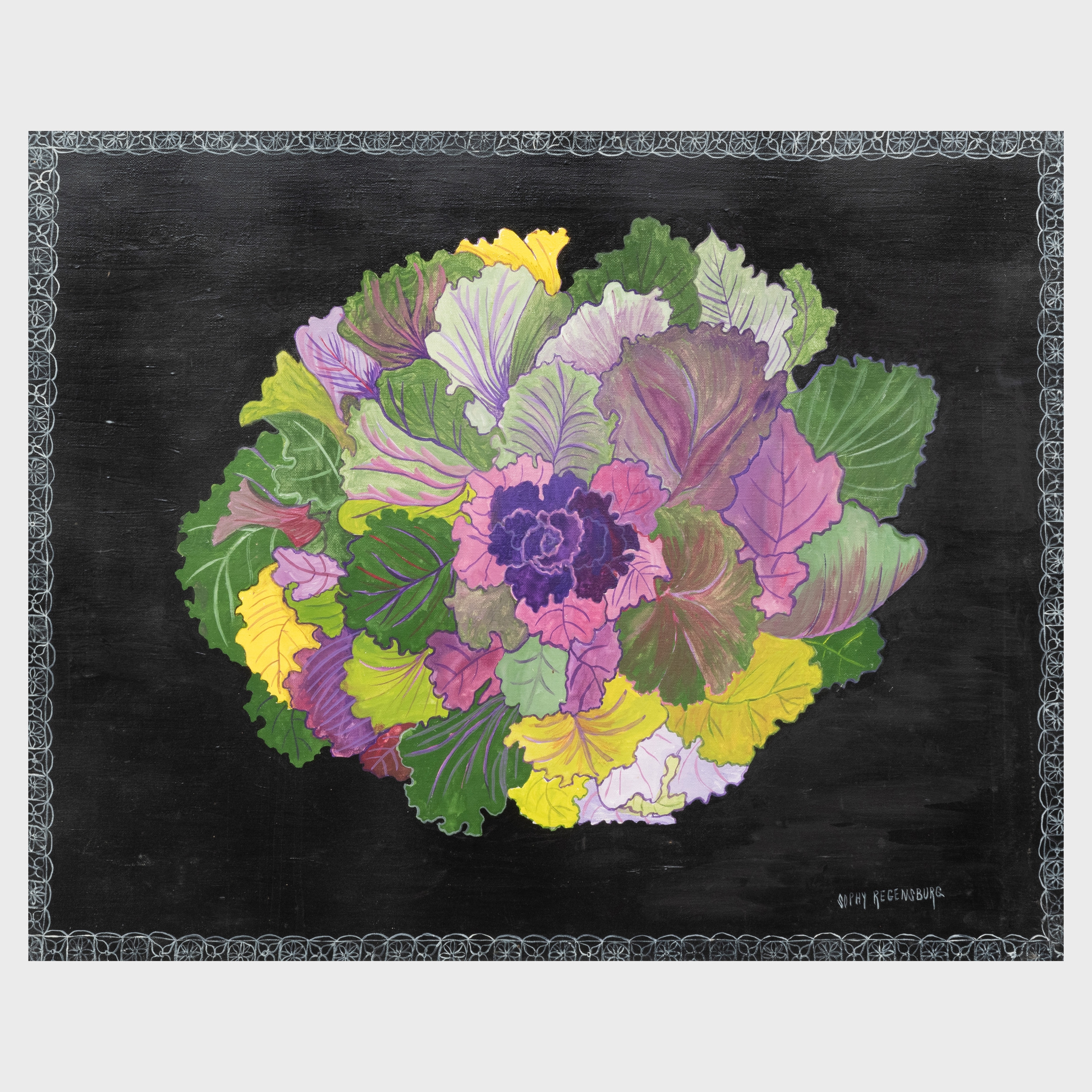 Artwork by Sophy Regensburg, Cabbage, Made of Acrylic on canvas
