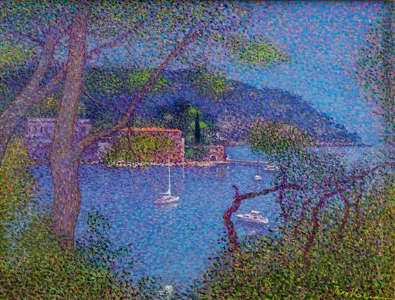 Cove at Cap Ferrat by Jean Vollet