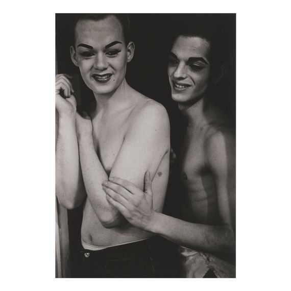 UNTITLED (FEMALE IMPERSONATORS BACKSTAGE, N. Y. C.) by Diane Arbus, 1961