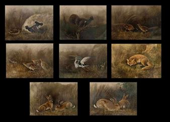 Eight Works: Tierdarstellungen - Eugen von Kramer