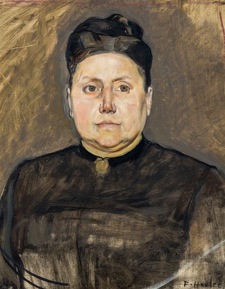 Bildnis einer Unbekannten by Ferdinand Hodler, circa 1885