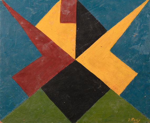 Jean Pons | Composition (1950) | MutualArt