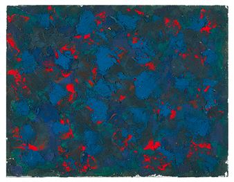 Composition rouge, verte et bleue - Marko Milovanovic