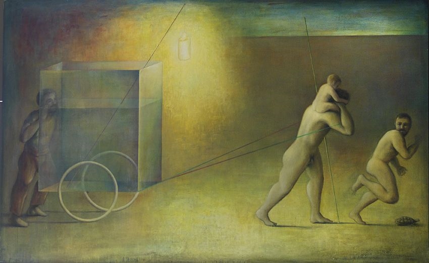 Artwork by Guillermo Pérez Villalta, Transcurso, Made of Oil on canvas