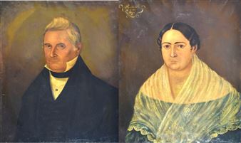 Two works: Retrato (2) - Carlos Descalzo