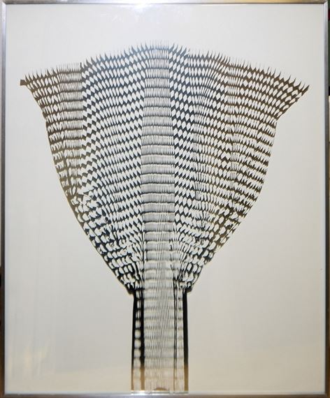 Silberfächer by Heinz Mack, 1972