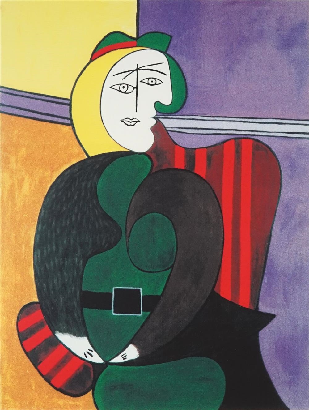The Red Armchair by Pablo Picasso