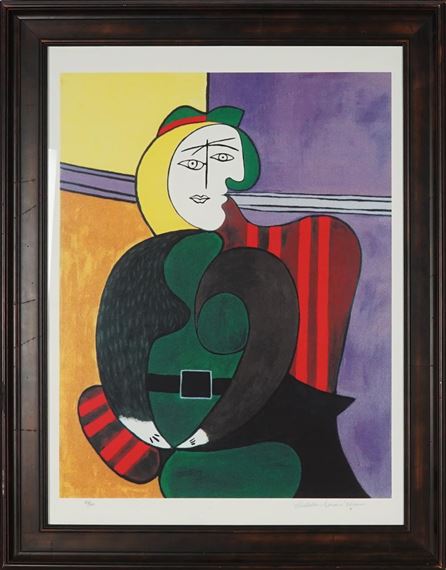 vores springvand Cirkus Pablo Picasso | The Red Armchair | MutualArt