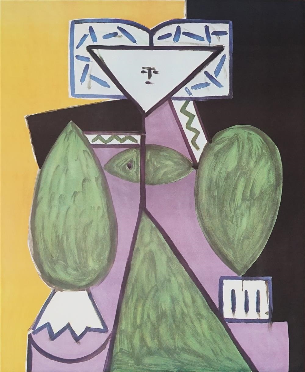 Femme en Vert et Mauve by Pablo Picasso, 1947