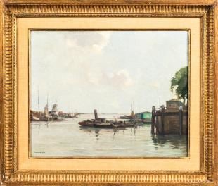 Quiet Harbor by Willem Frederik Noordijk