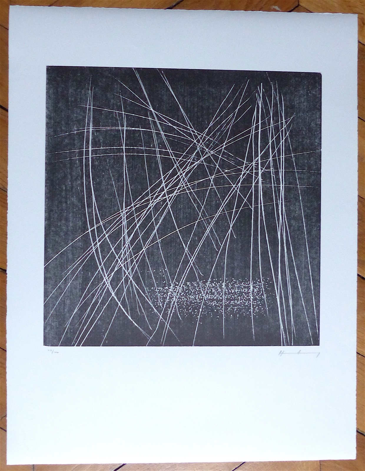 Artwork by Hans Hartung, Untitled, Made of etching