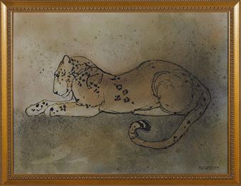 Four works: RHINO, TIGER, LEOPARD and ELEPHANT - Rod Wimer