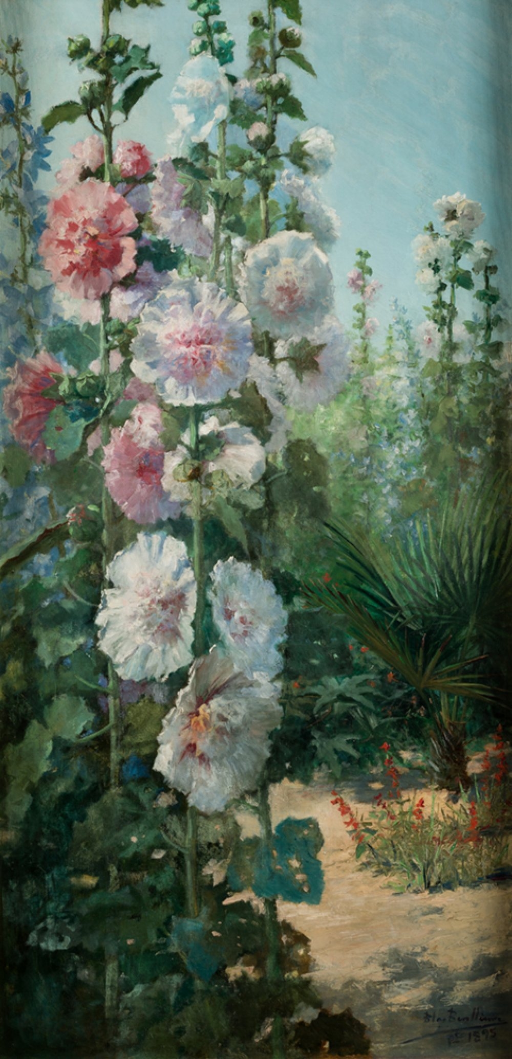 Artwork by Blas Benlliure Gil, FLORES, Made of Oil on canvas