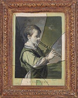 Trompe-l'oeil: le jeune flûteur (sic) - François Xavier Vispré